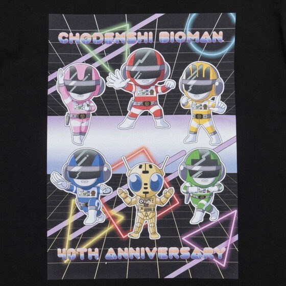 PRE-ORDER : Samurai Sentai Shinkenger / Choudenshi Bioman x AIKA ELECTRONICS T-shirt