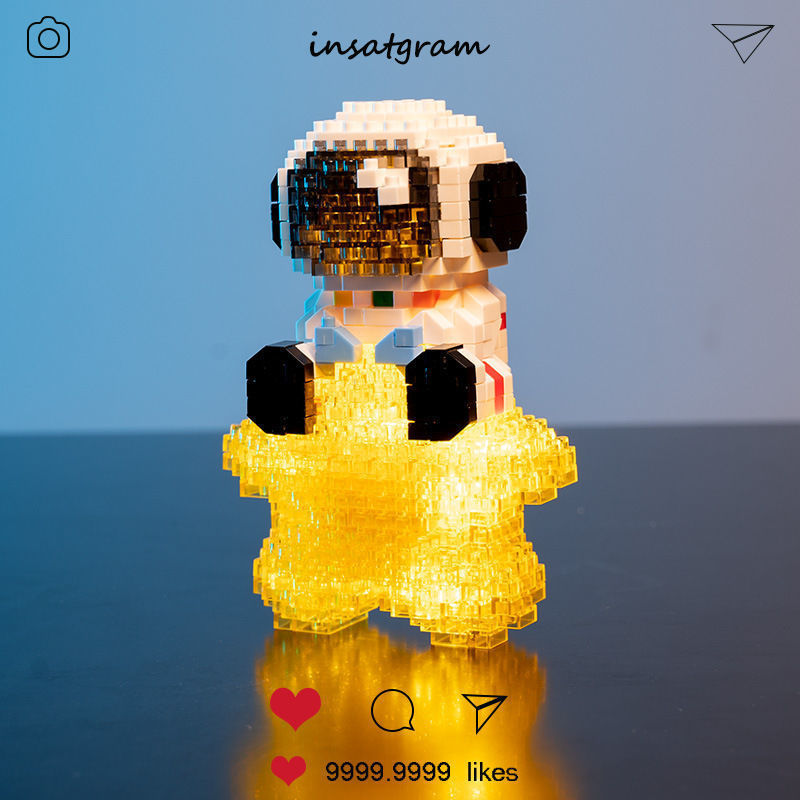 Lele brother W 2204-2207 Astronaut Spaceman Travel (มีไฟ)