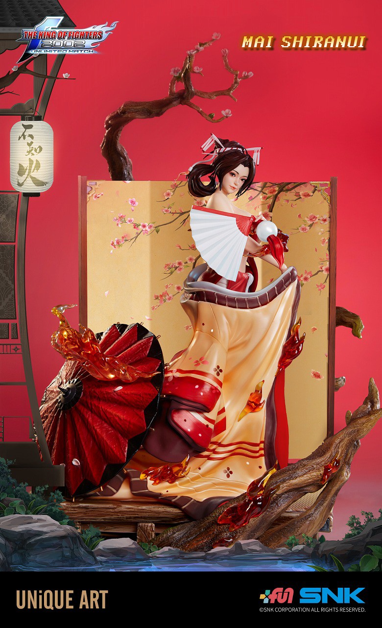 Pre-order : The King Of Fighters 2002 Unlimited Match: Mai Shiranui 1/4 Scale Figure by UNIQUE ART STUDIO / Kaitendoh
