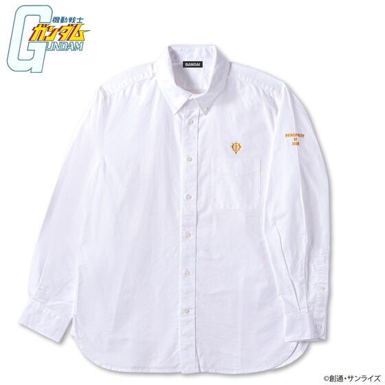 PRE-ORDER : Mobile Suit Gundam Mark Basic Line Button Down Shirt
