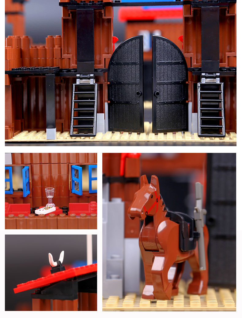 LEPIN 33001 Fort Legoredo 742pcs