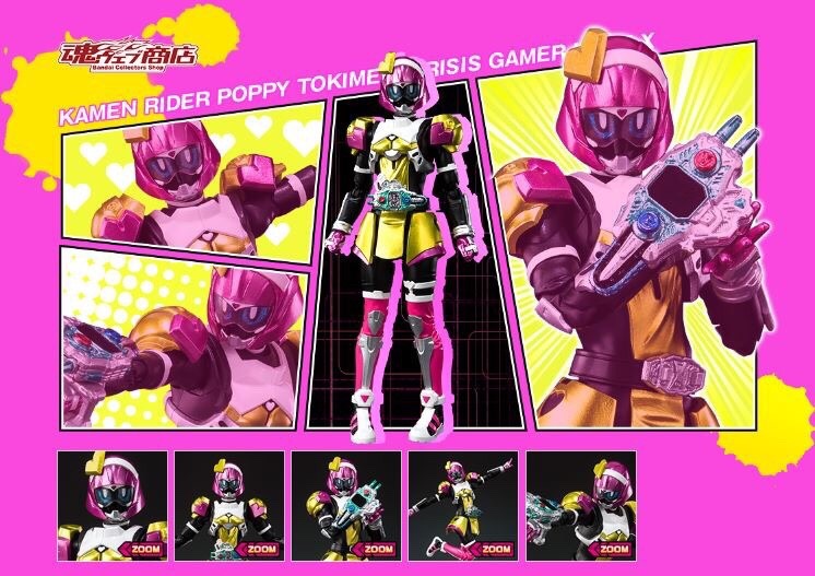 PRE-ORDER : S.H.FIGUARTS KAMEN RIDER POPPY TOKI MEKI CRISIS GAMER LEVEL X