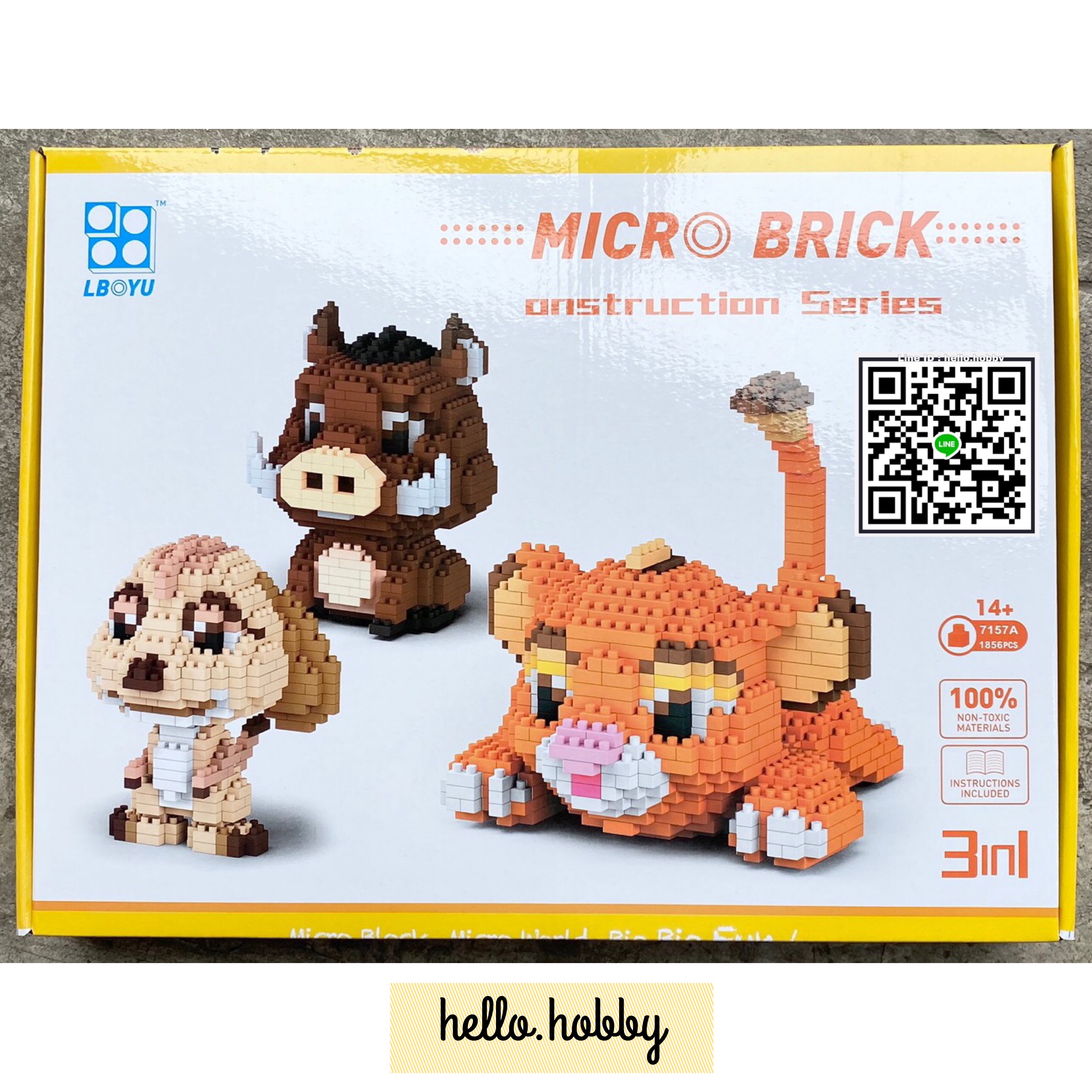 Boyu 7157a Lion King 3 in 1 1856pcs