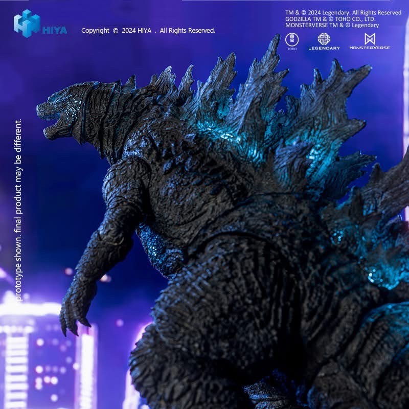 Pre-order : EXQUISITE BASIC+ Series Godzilla vs. Kong (2021) Heat Ray Godzilla Action Figure by Hiya Toys