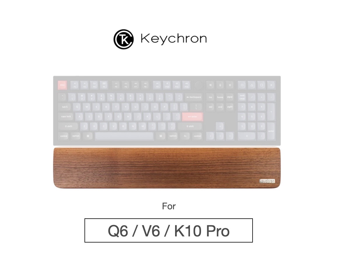 Keychron Wooden Palm rest ของแท้ 100% ที่รองข้อมือแป้นพิมพ์ แบบไม้ สำหรับ K2,K6,K6 Pro,K3,K3 Pro,K7,K7 Pro,S1,K4,K8,K8 Pro,C1,K12,Q4,Q4Pro,V4,Q60,C2,K10,Q1 Pro,Q1,Q2,V2,Q6,V6,K10 Pro