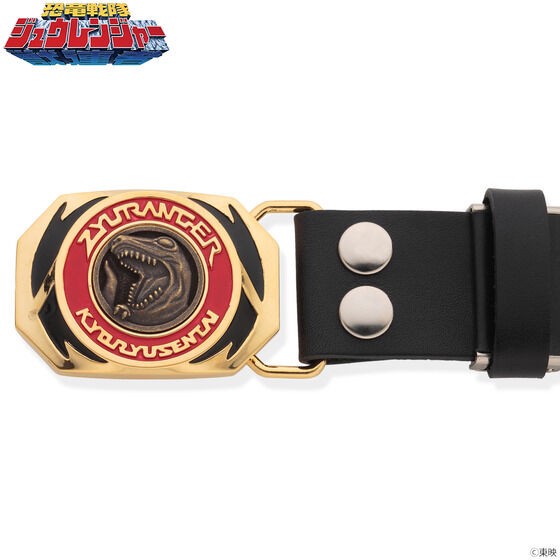 PRE-ORDER : Kyoryu Sentai Zyuranger Dyno Buckle Image Cowhide Belt .