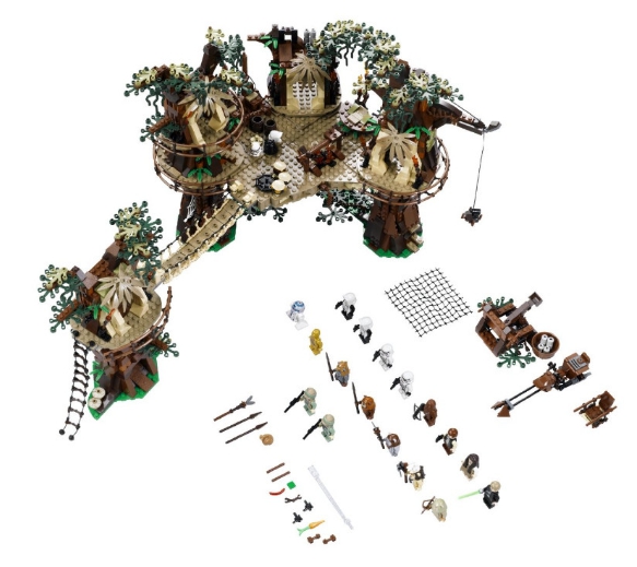 Lepin 05047 Star Wars Ewok Village Star 1990pcs