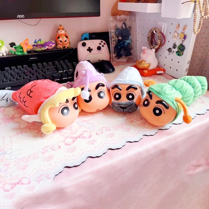 ตุ๊กตาชินจังดุ๊กดิ๊ก - Crayon Shinchan - Floppy Fish Plush Series by 52Toys