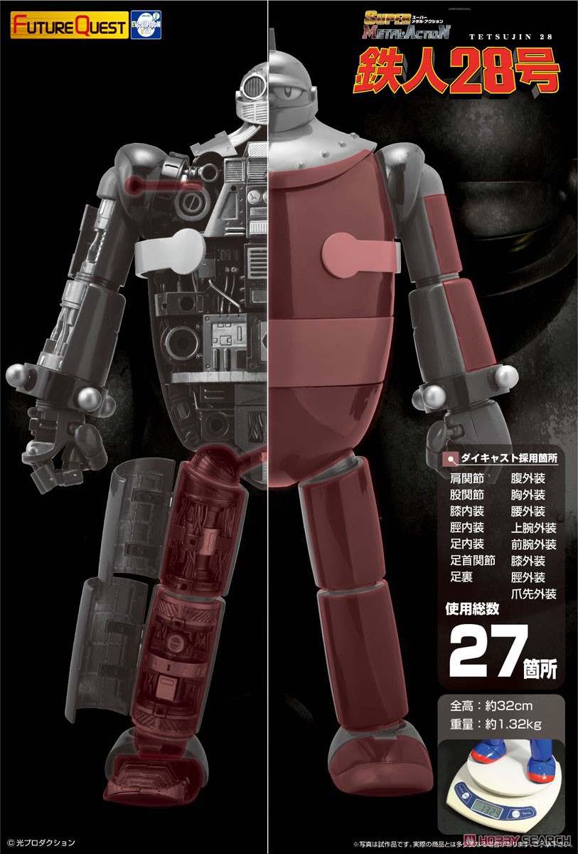 Super Metal Action Tetsujin 28-go by Evolution Toy