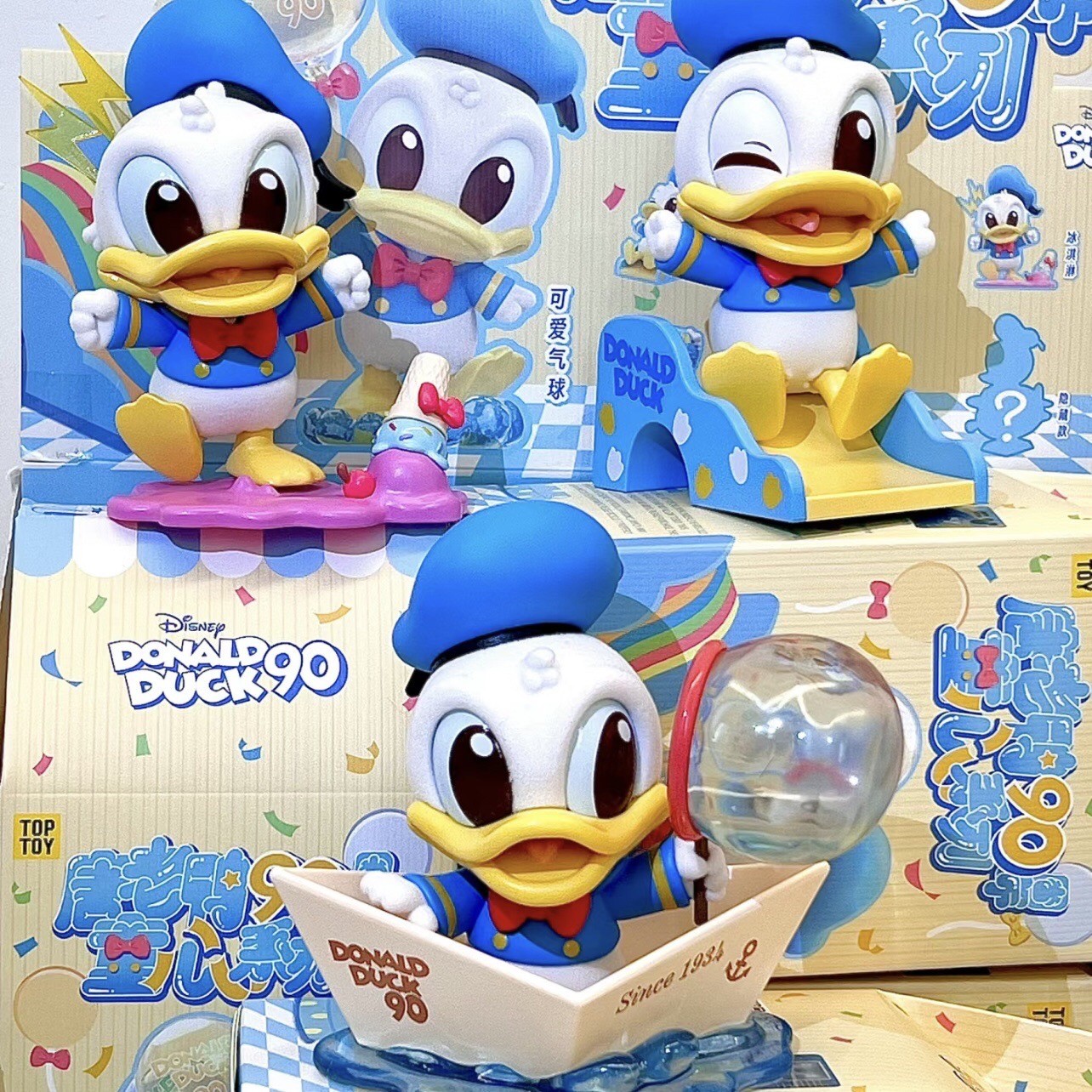 โมเดล ได้ 1 ตัว | Disney - Donald Duck 90th Anniversary Series by Top Toy
