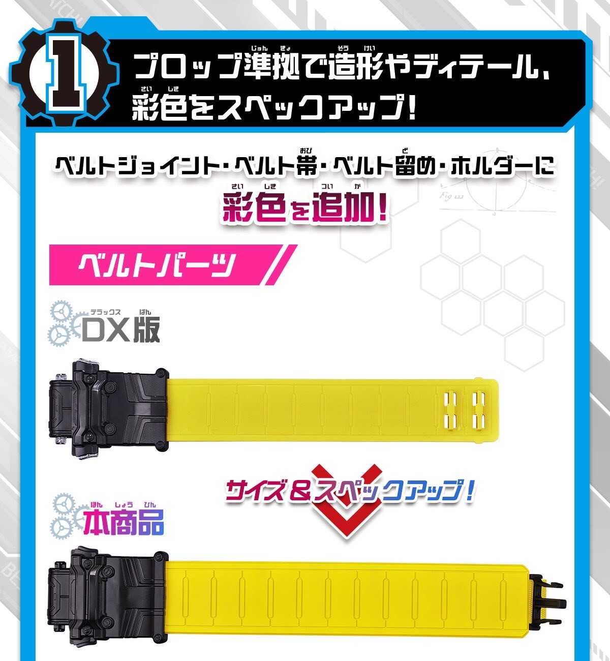 PRE-ORDER : DX Build Driver High Spec Belt & Full Bottle Holder