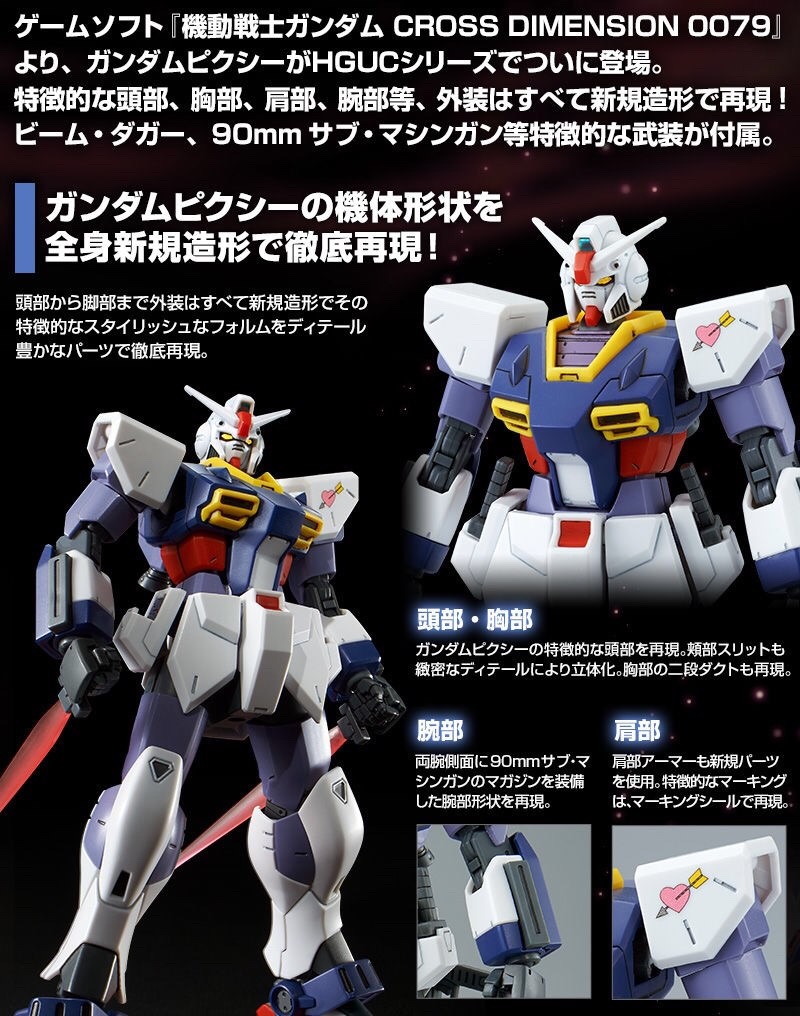 PRE-ORDER : HG 1/144 GUNDAM PIXIE PLASTIC MODEL