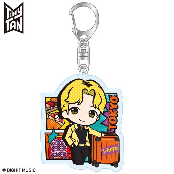 PRE-ORDER : TinyTAN TRAVEL COLLECTION Acrylic Keychain