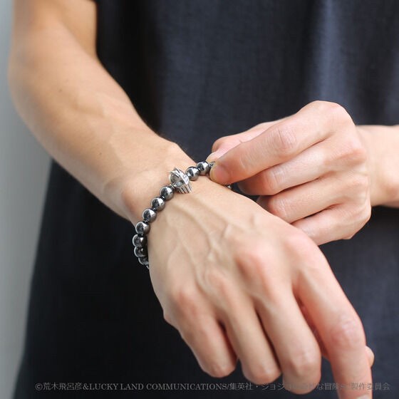 PRE-ORDER : [JAM HOME MADE Collaboration] JoJo's Bizarre Adventure Stardust Crusaders Silver Chariot Player Bracelet