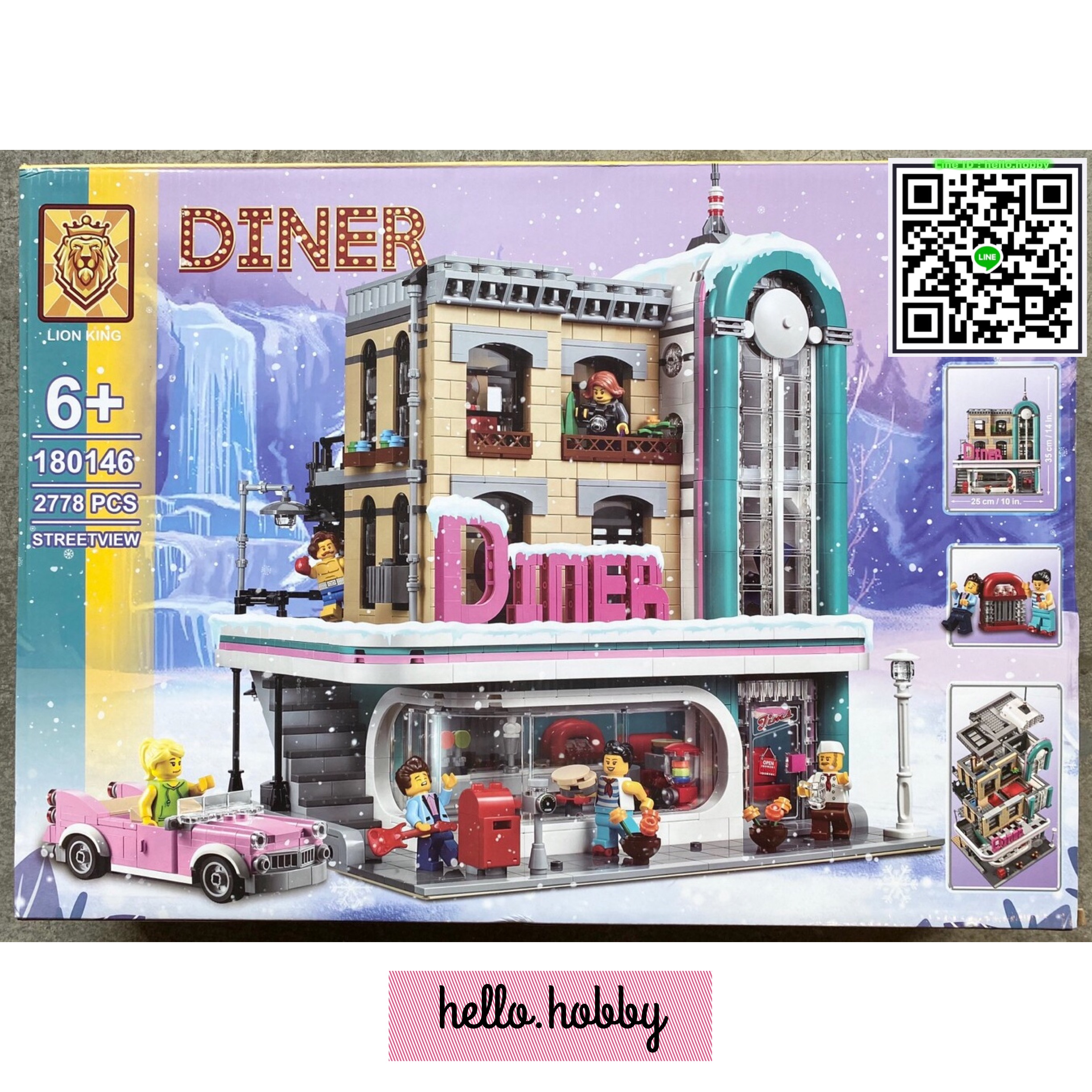 Lion King 180146 Downtown Diner 2778pcs