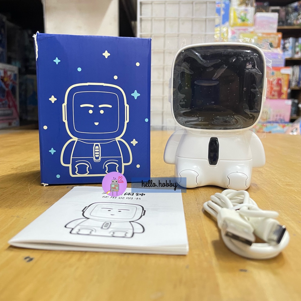 นาฬิกาปลุกตั้งโต๊ะ Astronaut Big Head Alarm Clock