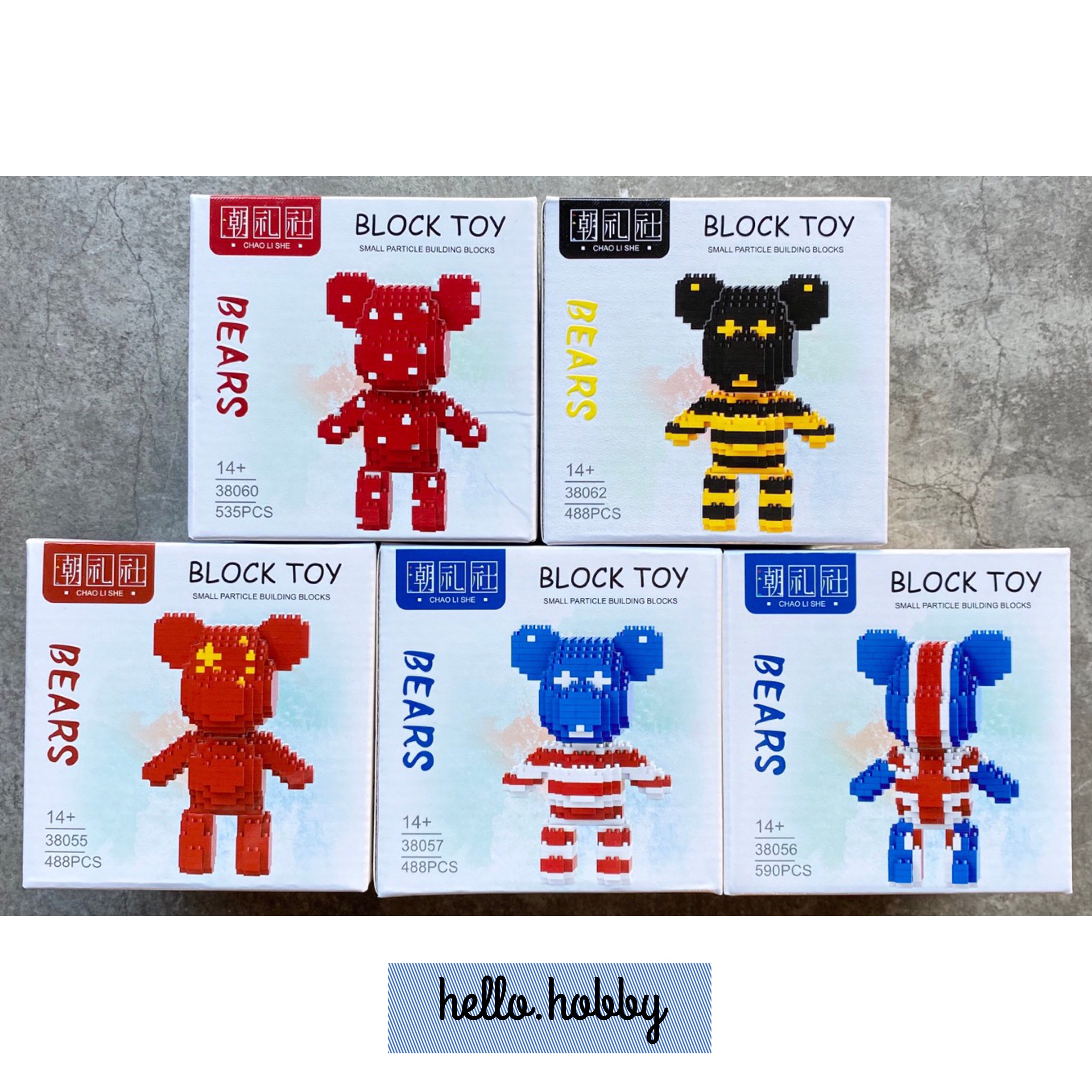 Chao Li She 38055-38062 bear