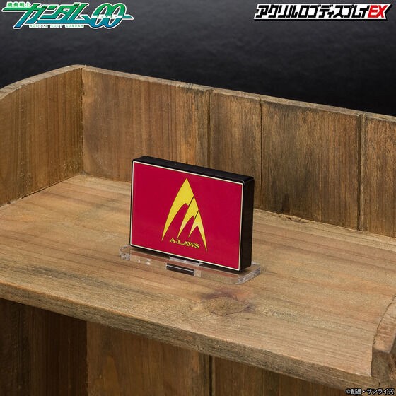 PRE-ORDER : Acrylic Logo Display EX Mobile Suit Gundam 00 A-LAWS Mark