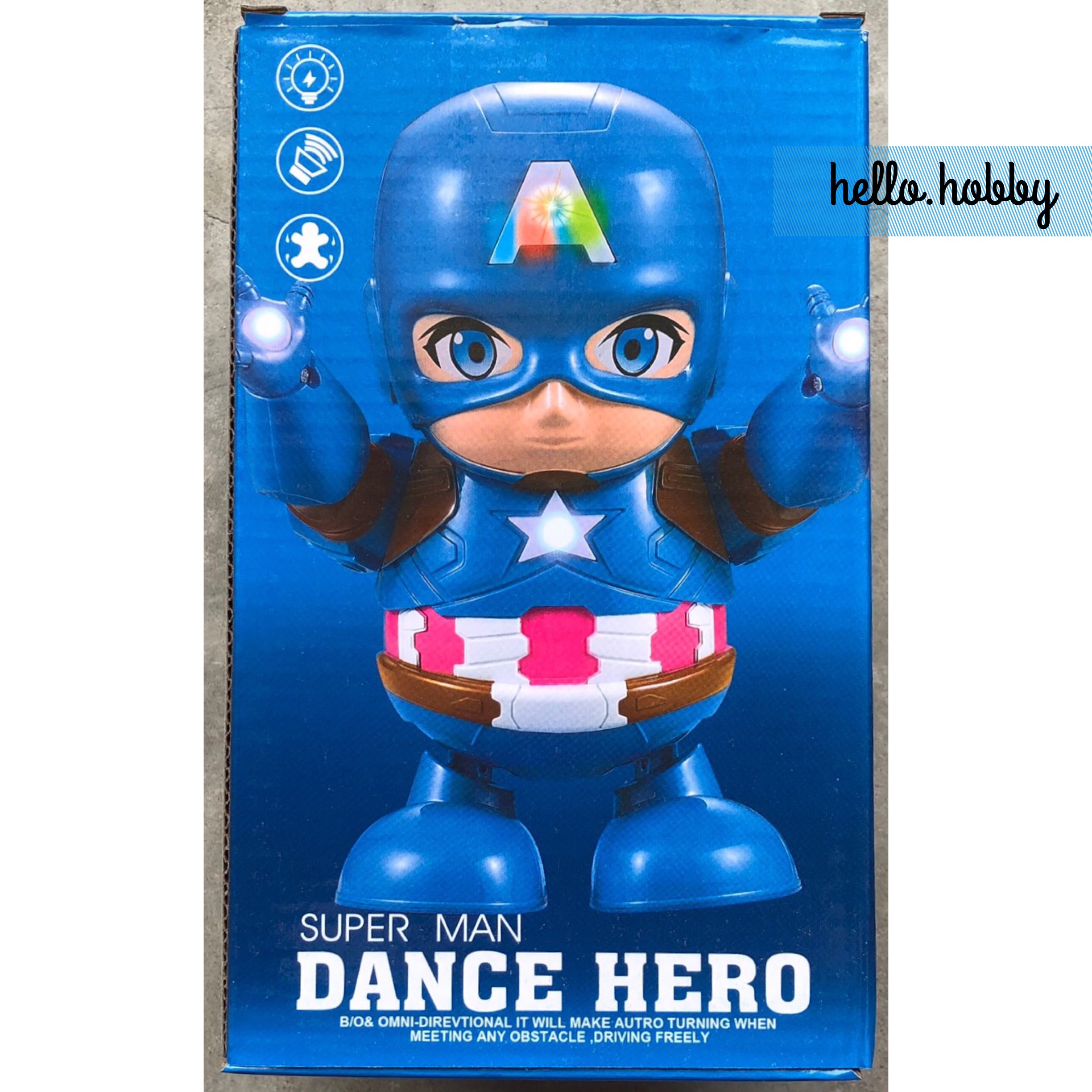 Dancing captain america