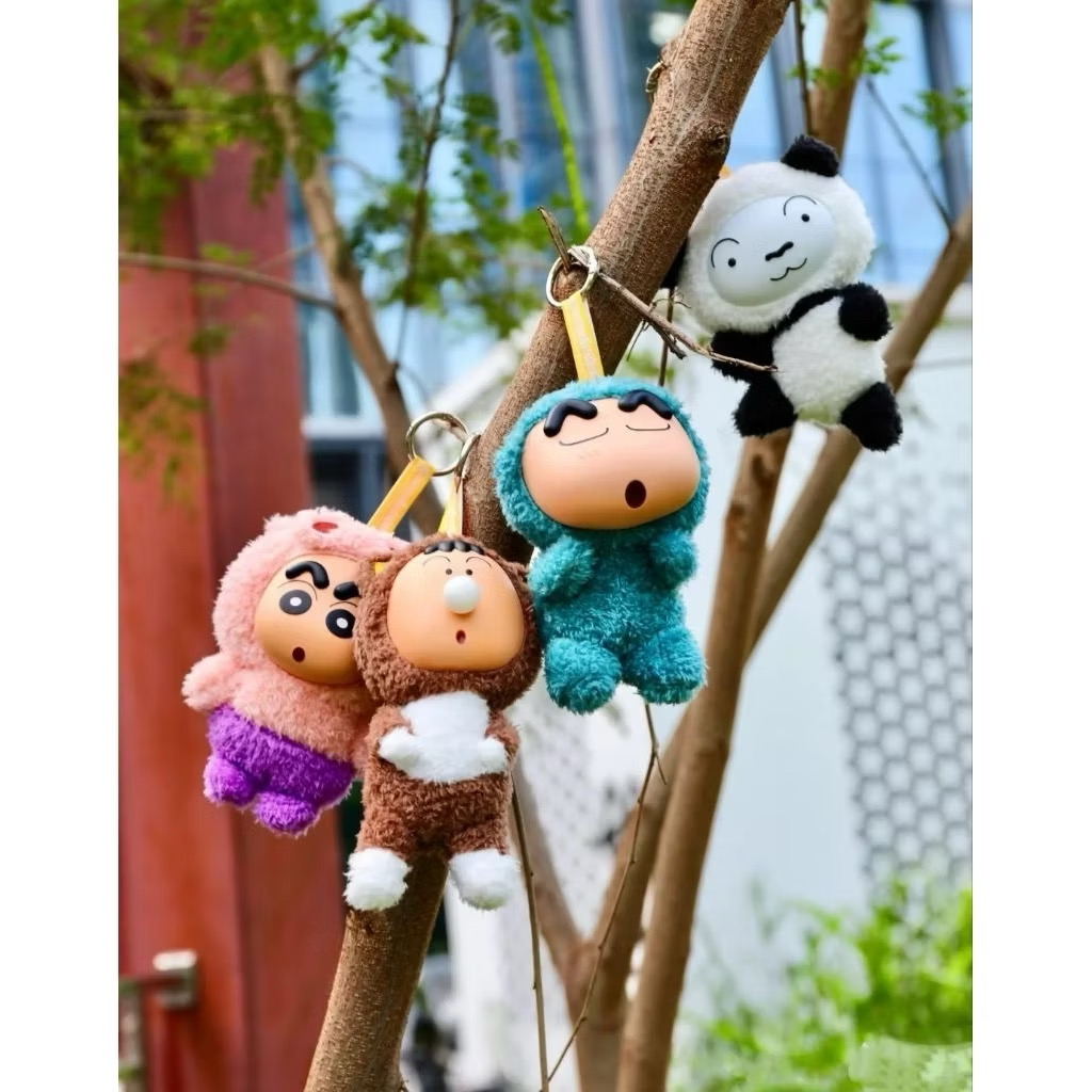 พวงกุญแจ ชินจัง ลิขสิทธิ์แท้ Crayon Shinchan COS Series Plush Keychain by ROCK