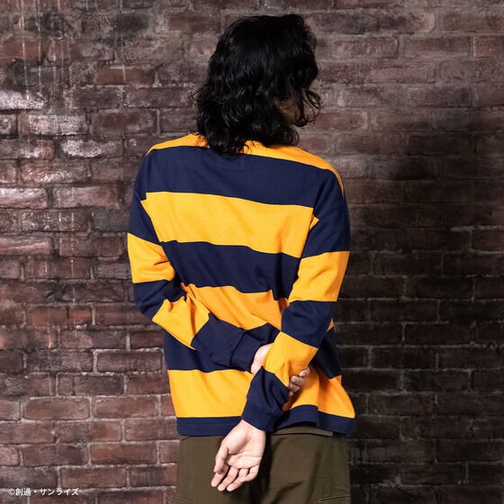 PRE-ORDER : STRICT-G HARDIN "Mobile Suit Gundam Char's Counterattack" Heavy Border Long Sleeve T-shirt