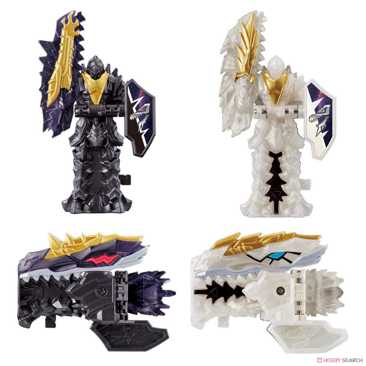Kishiryu Sentai Ryusoulger - Ryusoul Series Kagayaki Soul & Kurayami Soul Set by Bandai