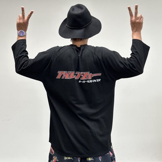 PRE-ORDER : Bakuryu Sentai Abaranger x OVER THE STRiPES (Over the Stripes) 3/4 Sleeve T-shirt