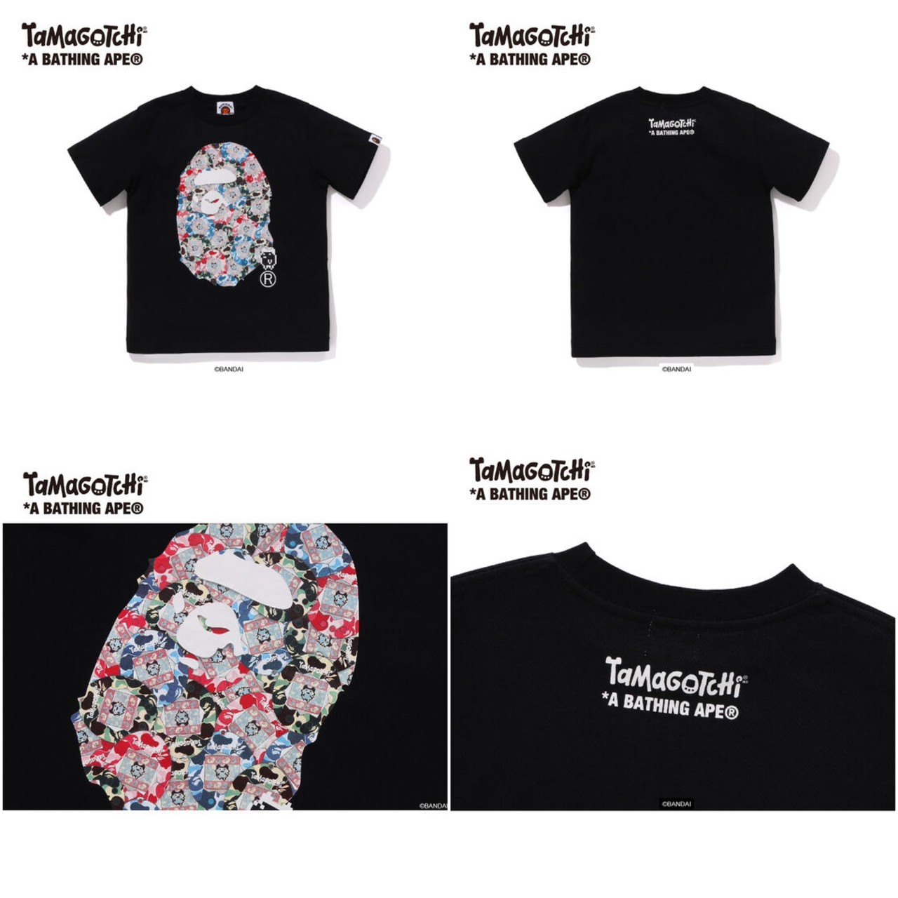 PRE-ORDER : Tamagotchi x A BATHING APE T-shirt 1-3