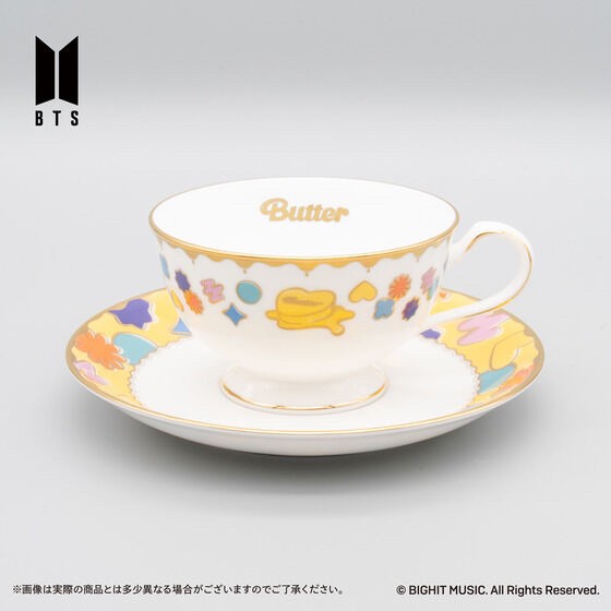 PRE-ORDER : Noritake Cup &Saucer Set BTS Music Theme Boy With Luv ver./ Butter ver.