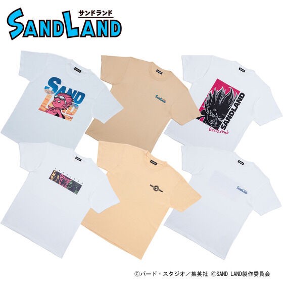 PRE-ORDER : SAND LAND Design T-shirt (6 types)