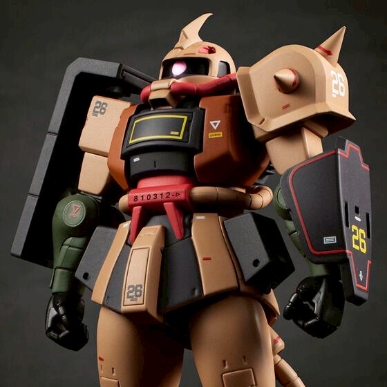 PRE-ORDER : Robot Spirit <SIDE MS> MS-06D Zaku Desert Type A.N.I.M.E. -MS MUSEUM-