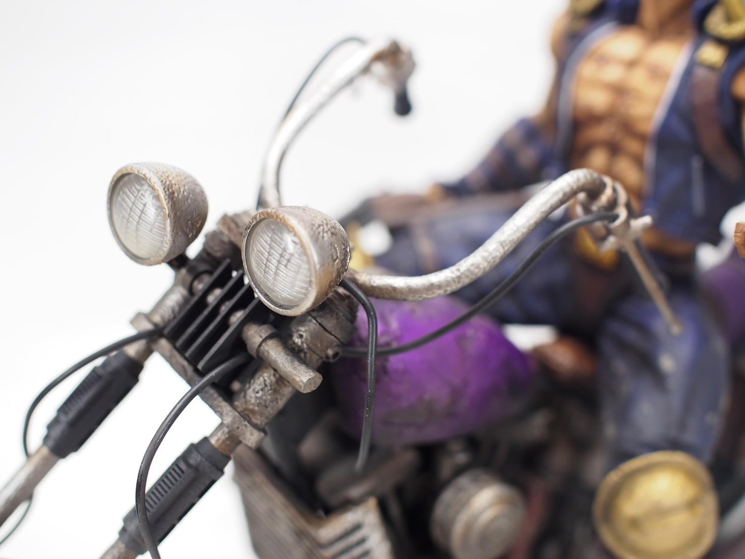 Pre-order : CCP Muscular Collection Fist of the North Star Hokuto Ultimate Modeling 2nd Jagi & Bike (Set In-play | Fierce Fight Version) by CCP