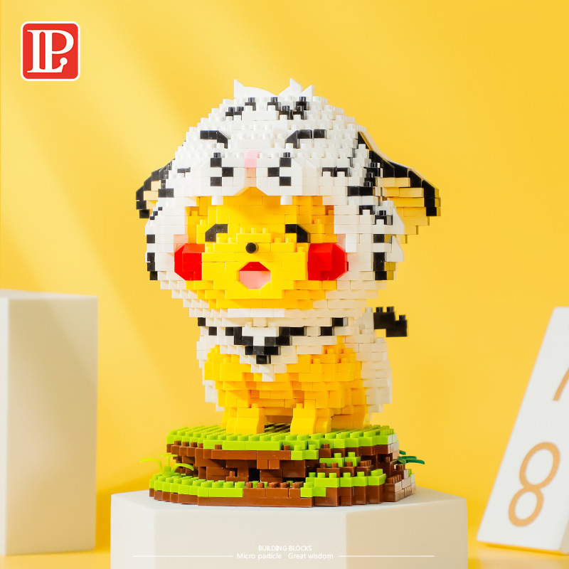 LP 210622 Pokemon Pikachu Cosplay White Tiger 1316pcs