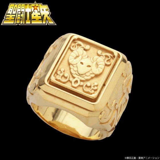PRE-ORDER : Saint Seiya Gold Cloth Box Design Silver925 Ring