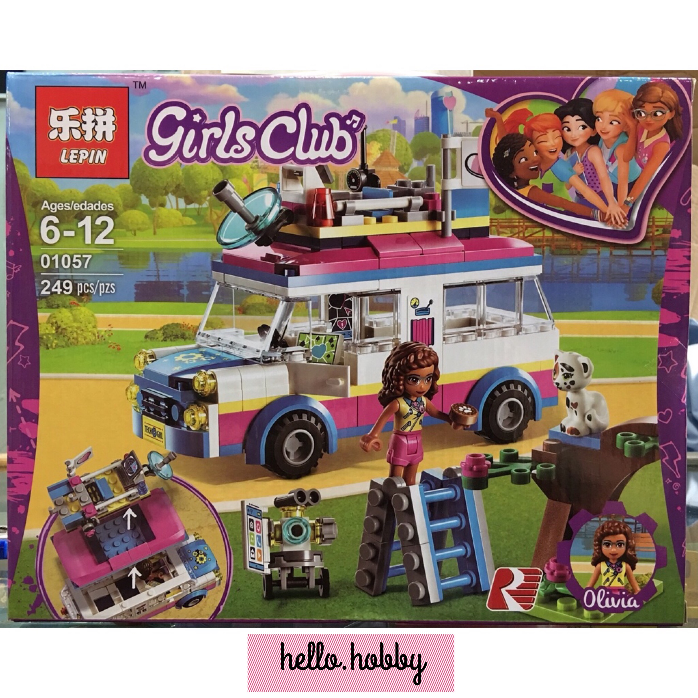 Lepin 01057 Friends Olivia's Mission Vehicle 249pcs