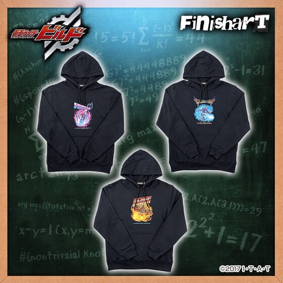 PRE-ORDER : FinisharT Kamen Rider Build Series Parka All 3 Types