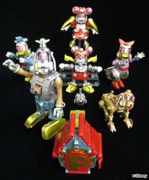Tamashii Nations 2013 Chogokin Cho Gattai King Robo Mickey And Friends Fantastic Color by Bandai