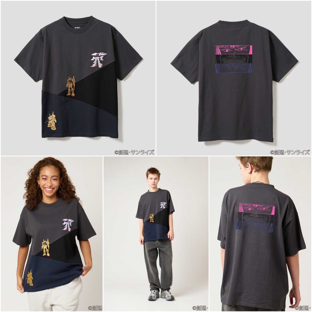 PRE-ORDER : STRICT-G graniph "Mobile Suit Zeta Gundam" Big Silhouette T-shirt