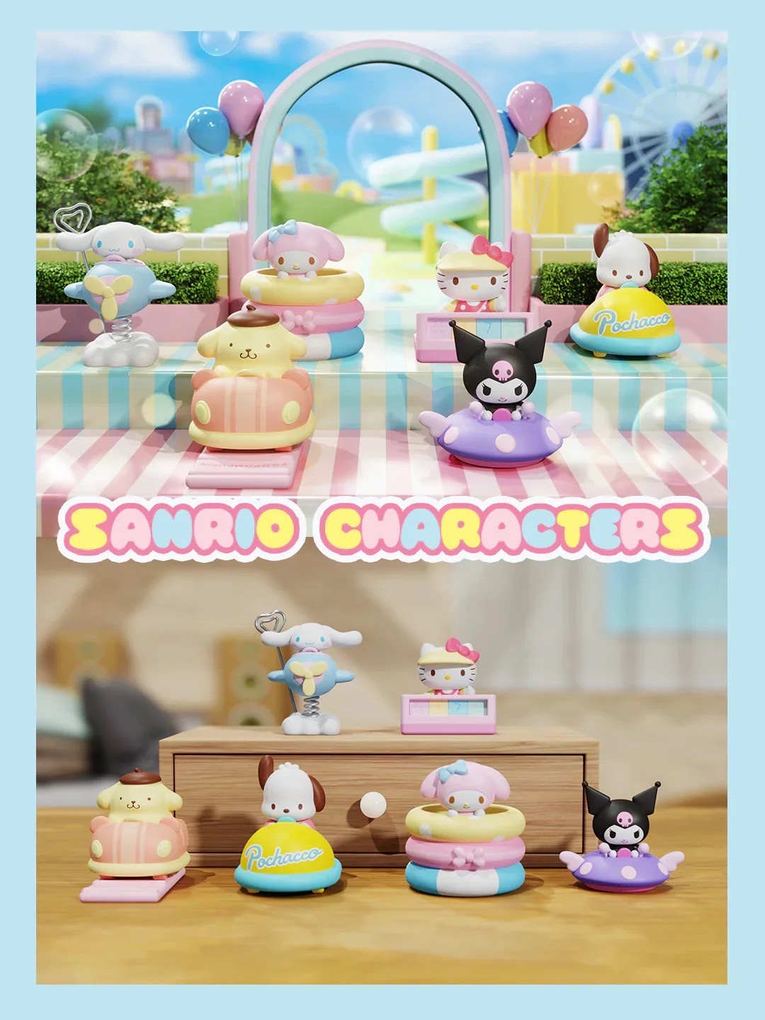 Sanrio Characters Garden Party Desktop Decoration