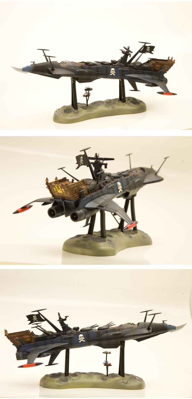 SGM-20 Space Pirate Captain Harlock Arcadia Blue Color by Aoshima