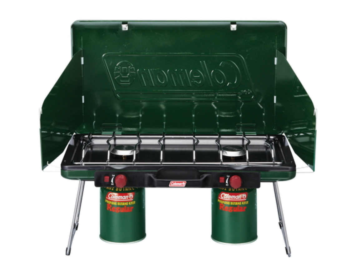 เตาแก๊ส 2 หัว Coleman JP Powerhouse LP 2-Burner Stove Green