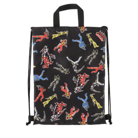 PRE-ORDER : Bakuryu Sentai Abaranger x OVER THE STRiPES Nap Tote