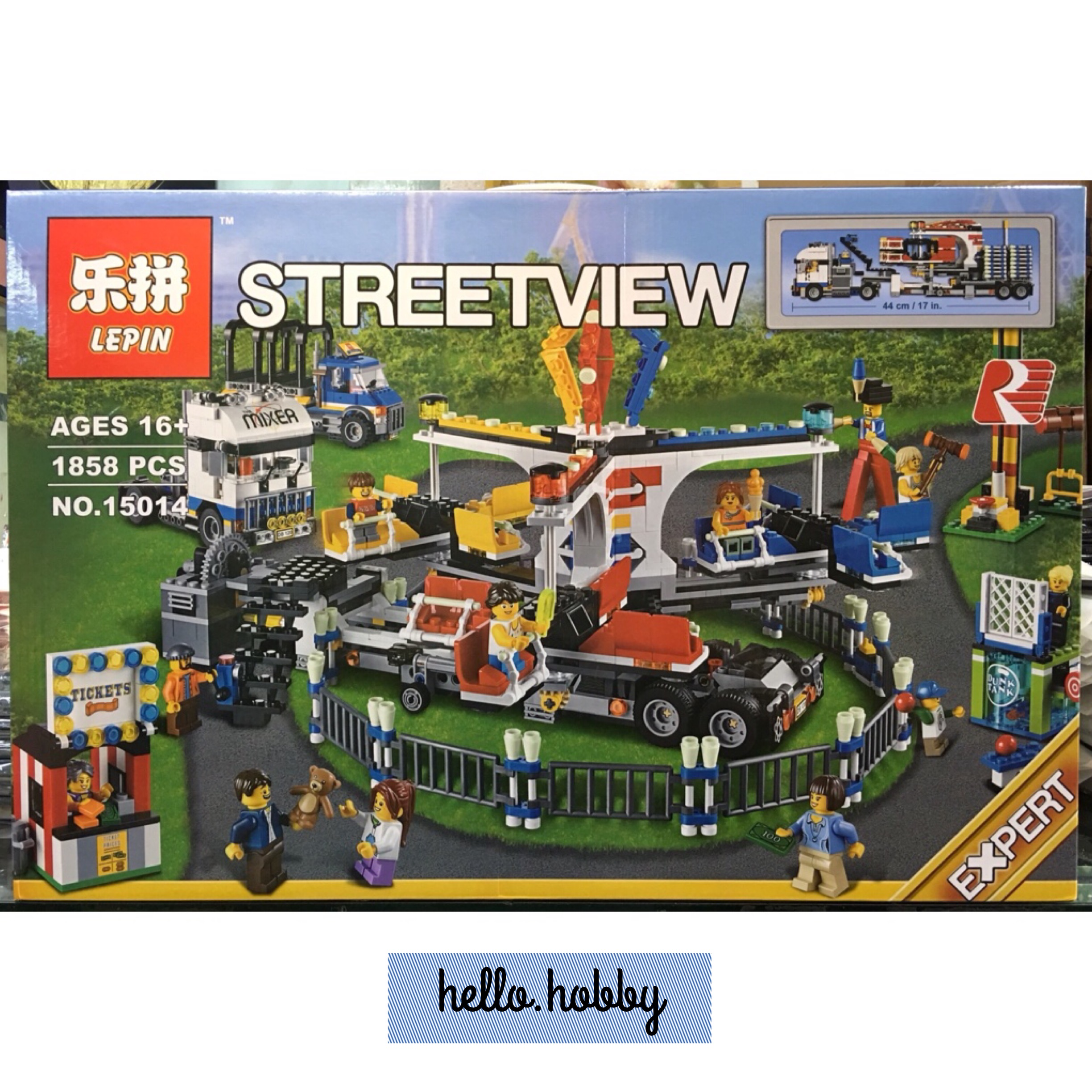 Lepin 15014 Fairground Mixer 1858pcs