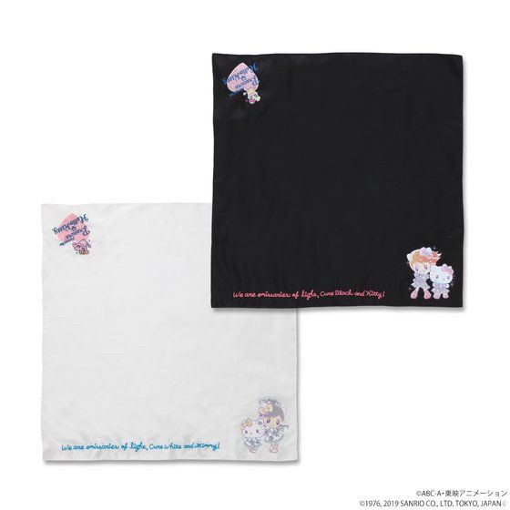 PRE-ORDER : Futari wa Pretty Cure Hello Kitty Embroidery Scarf