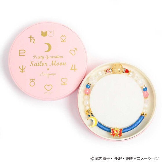 PRE-ORDER : Pretty Guardian Sailor Moon x Anaguma (by Anahita stones) Natural Stone Bracelet (11 types in total)