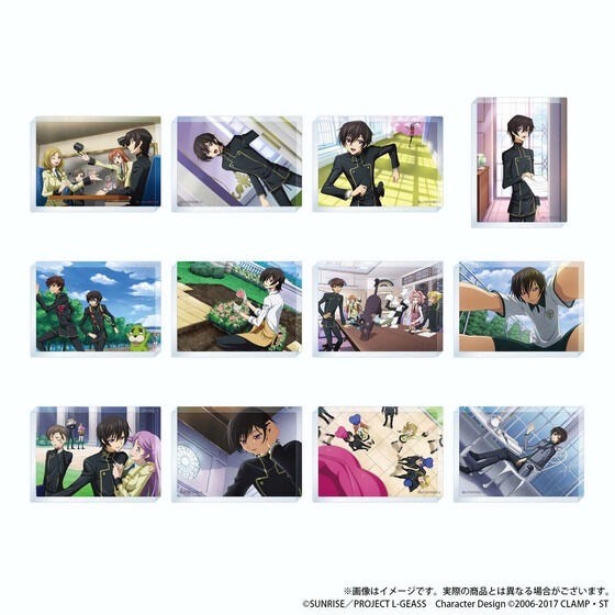 PRE-ORDER : Code Geass Lelouch of the Rebellion Student Council Radio Station WAVE! Acrylic Block (12 types)