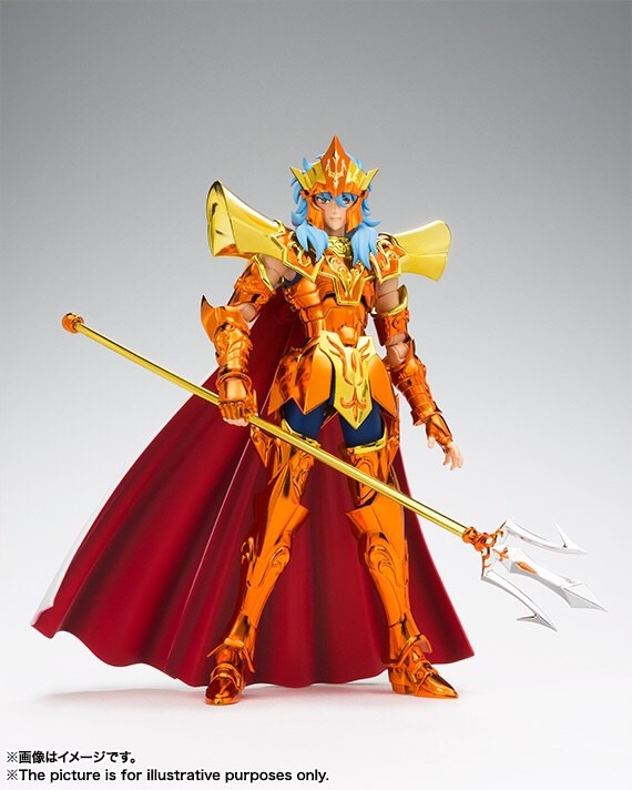 Saint Seiya Saint Cloth Myth EX Sea Emperor Poseidon Imperial Throne Set by Bandai