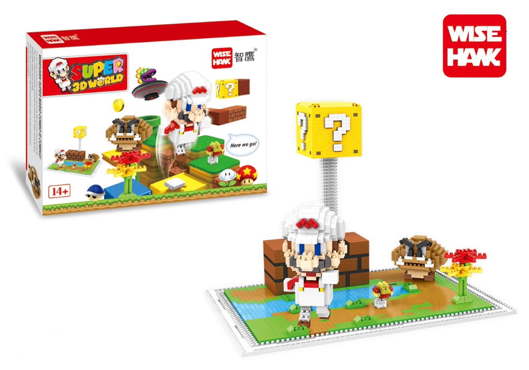 Wise Hawk 2403 Super Mario 3D Word Set 1843pcs