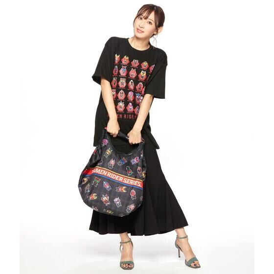 PRE-ORDER : Kamen Rider Geats & Kamen Rider Series Deformed Foldable Tote Bag