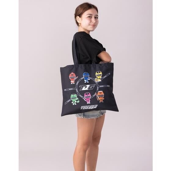 PRE-ORDER : Ressha Sentai ToQger Deformed Tote Bag